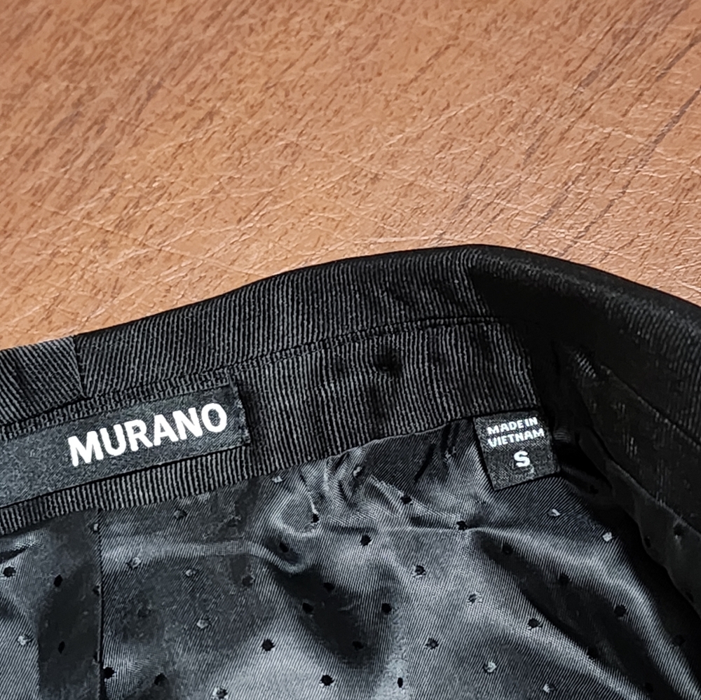 Murano Elegant Black Men's Blazer Jacket - Picture 6 of 10